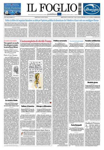 Prima-pagina-il foglio-messina-edizione-di-oggi-21-08-2024